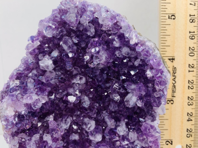 Photo 3 of 222664…6” amethyst rock on stand 