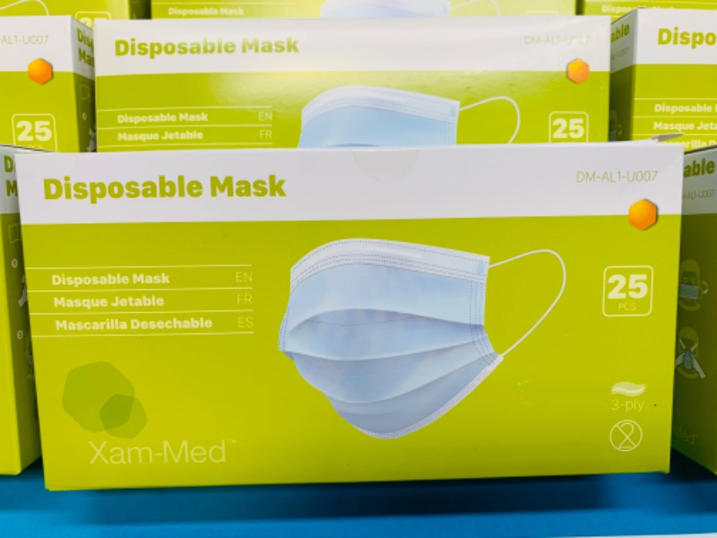 Photo 2 of 222689… 450 face masks 3-ply