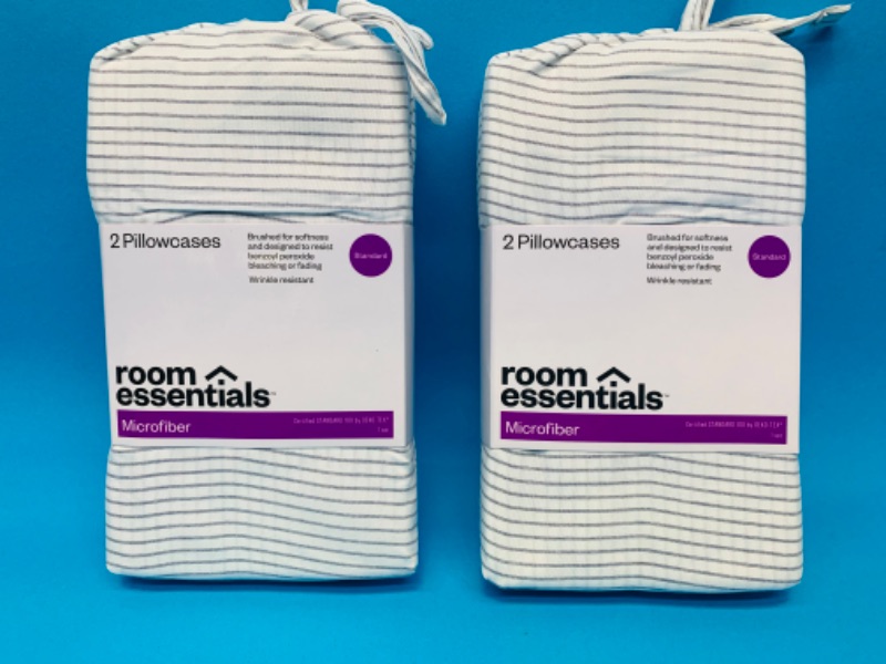 Photo 1 of 222791…4 microfiber standard pillowcases 