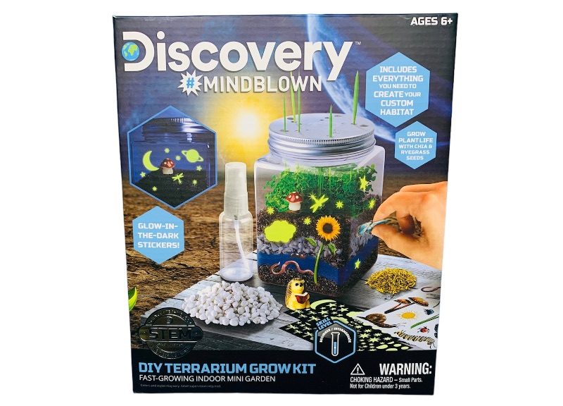 Photo 1 of 222881… Discovery mindblown DIY terrarium grow kit 