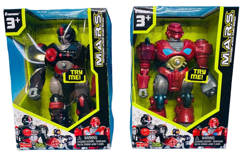Photo 1 of 222909… 2 M.A.R.S. Electronic, motorized, walking cyber bot toys 