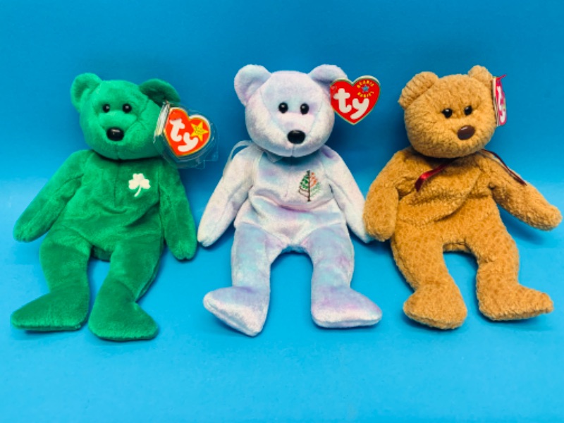 Photo 1 of 222983…3 TY beanie babies 