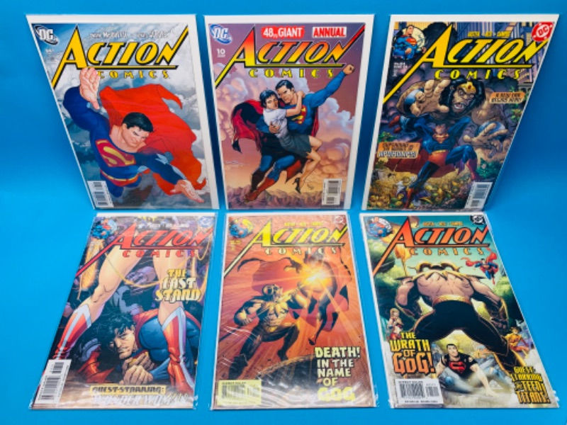 Photo 1 of 223020… 6 Superman comics in plastic sleeves 
