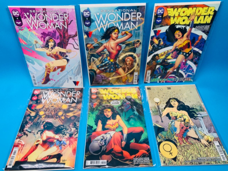 Photo 1 of 223040…6 Wonder Woman comics in plastic sleeves 