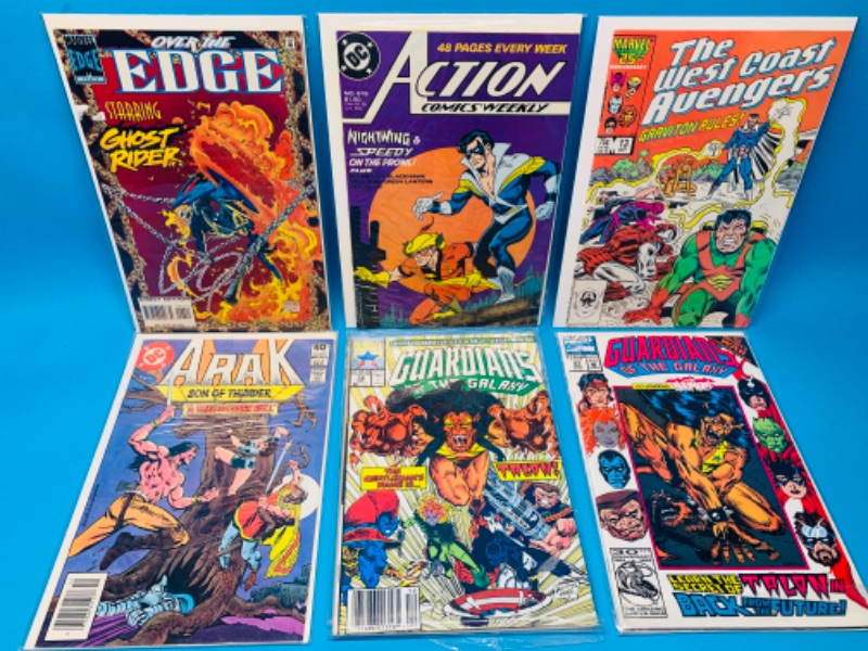 Photo 1 of 223043… 6 older comics in plastic sleeves 