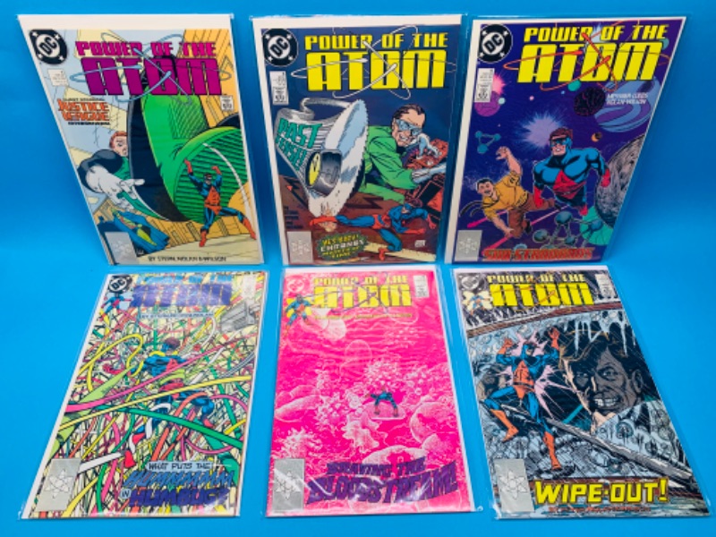 Photo 1 of 223045…6 vintage $1 Atom comics in plastic sleeves 
