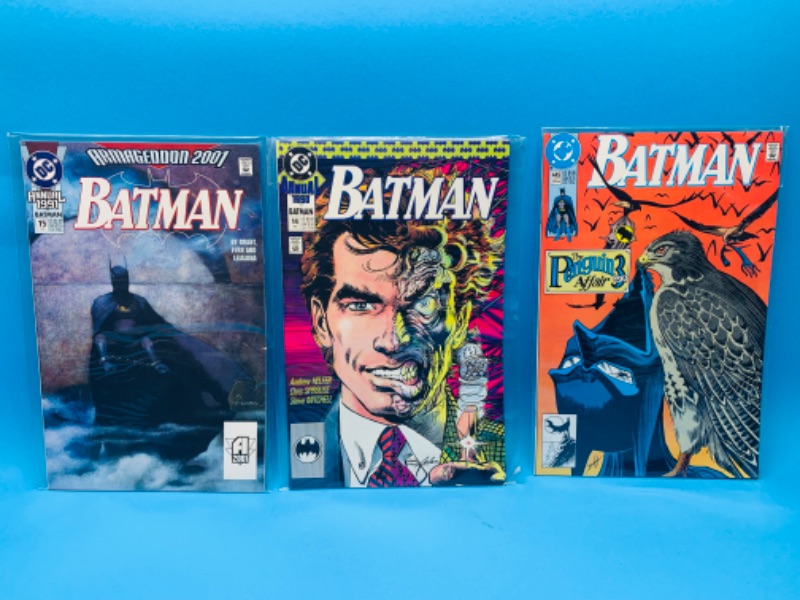 Photo 1 of 223056…3 Batman comics in plastic sleeves 