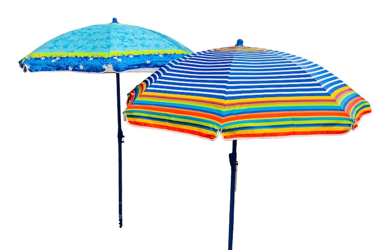 Photo 2 of 223081..:2 Rio 6 foot tilt beach umbrellas with sand anchors UPF50+ sunblock 