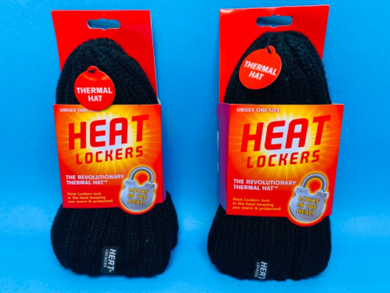 Photo 1 of 223190… 2 thermal heat lockers beanie hats