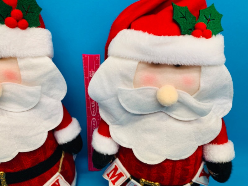 Photo 2 of 223266…2 large plush Santa’s 