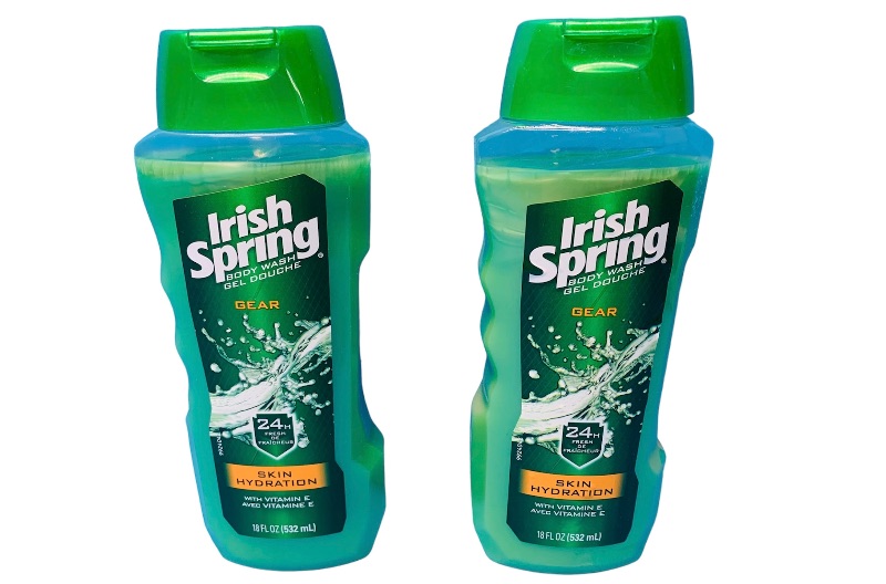 Photo 1 of 223449… 2 Irish Spring Gear skin hydration body washes 