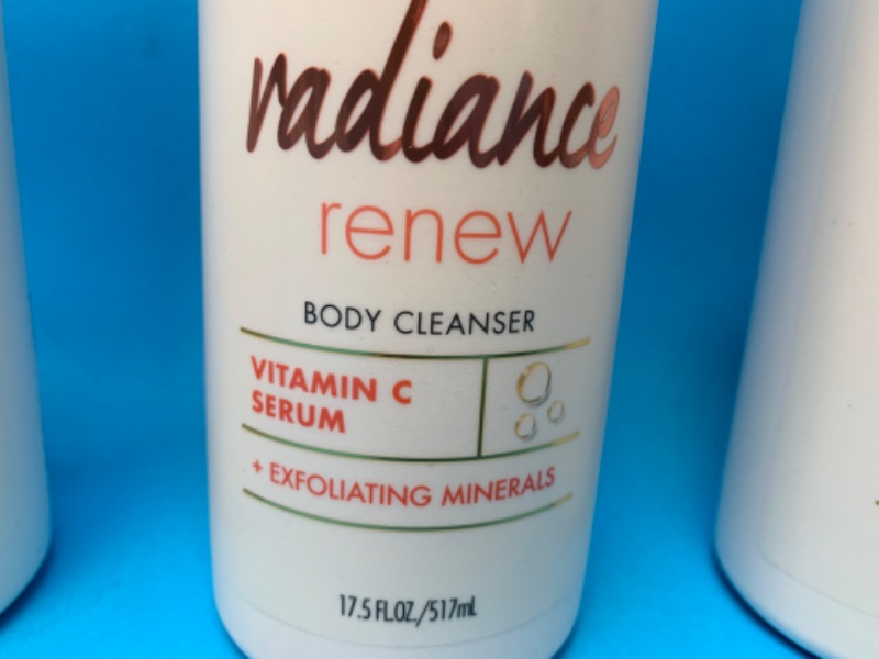 Photo 1 of 223459… 3 bottles of Dove Radiance renew body cleansers 
