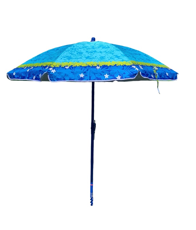 Photo 1 of 223463… Rio 6 ft tilt beach umbrella with sand screw UPF 50 + with carry bag 