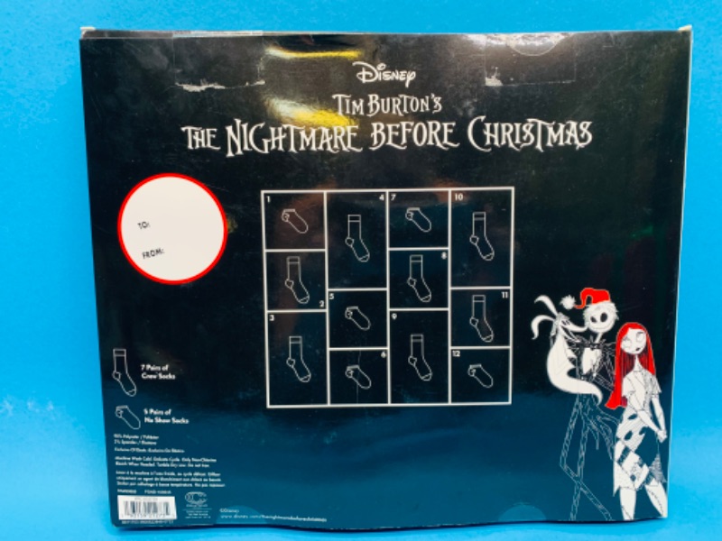 Photo 2 of 223478…Disney nightmare before Christmas 12 days of socks