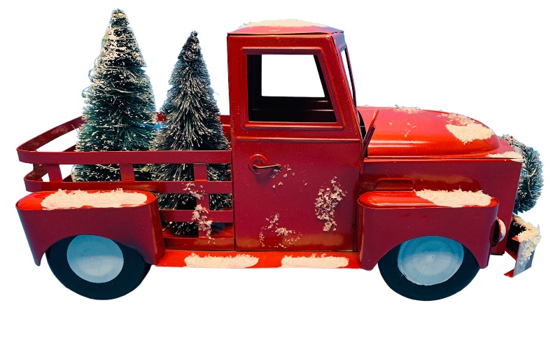 Photo 2 of 223484…metal light up Christmas truck 