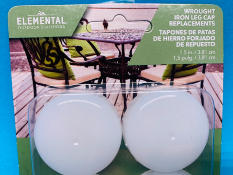 Photo 1 of 223494… 12 packs of 4 wrought iron leg cap replacements 