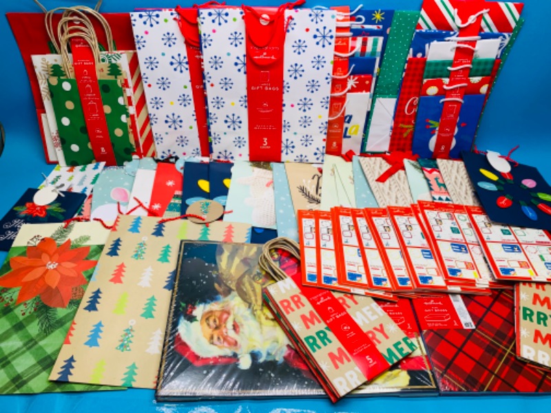 Photo 1 of 223509…75 Christmas gift bags- small to large sizes and 832 gift name tags 