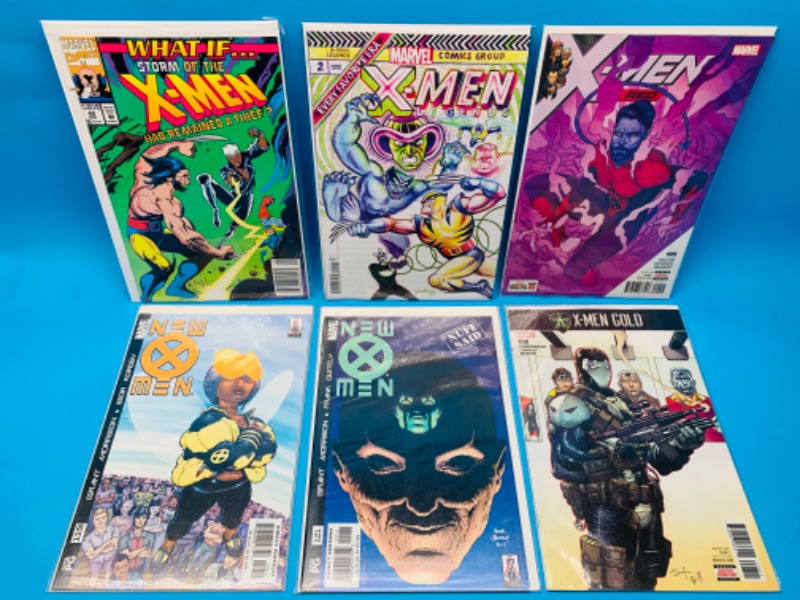 Photo 1 of 223526…6 X-men  comics in plastic sleeves 