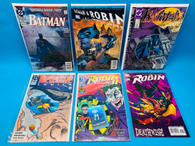 Photo 1 of 223527…6 Batman  comics in plastic sleeves 