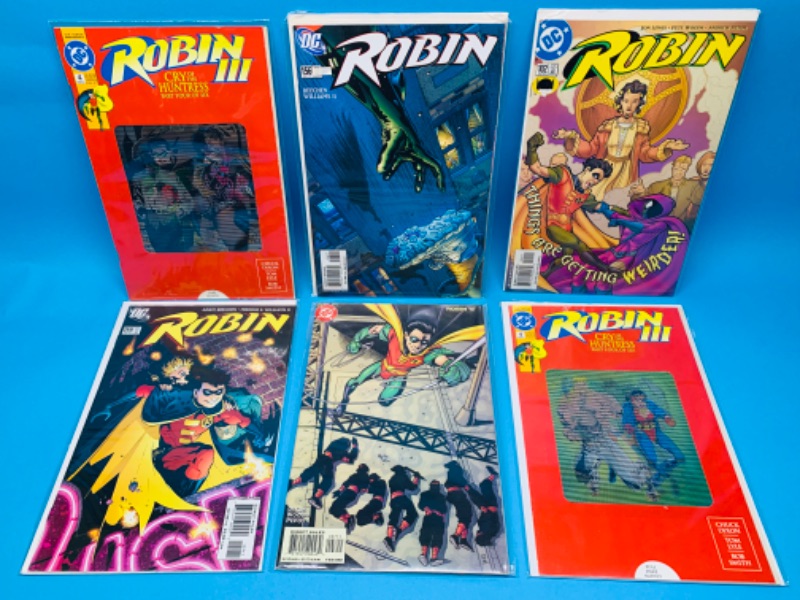 Photo 1 of 223536…6 Robin  comics in plastic sleeves 