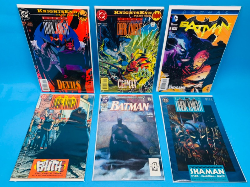 Photo 1 of 223542… 6 Batman comics in plastic sleeves 