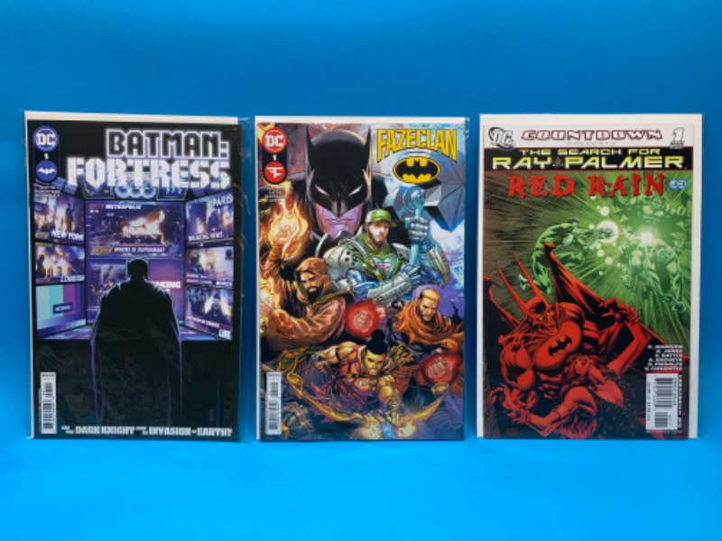 Photo 1 of 223559…3 Batman comics all #1’s in plastic sleeves 