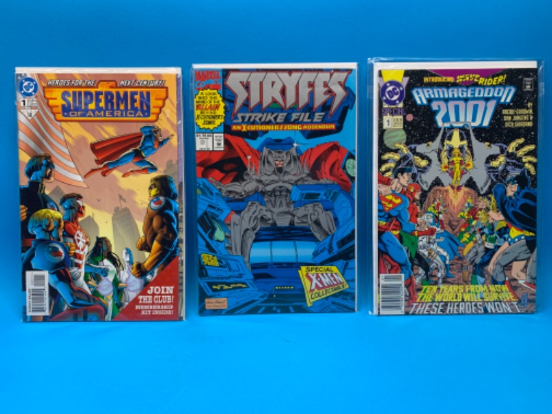 Photo 1 of 223563…3 comics all #1’s in plastic sleeves 