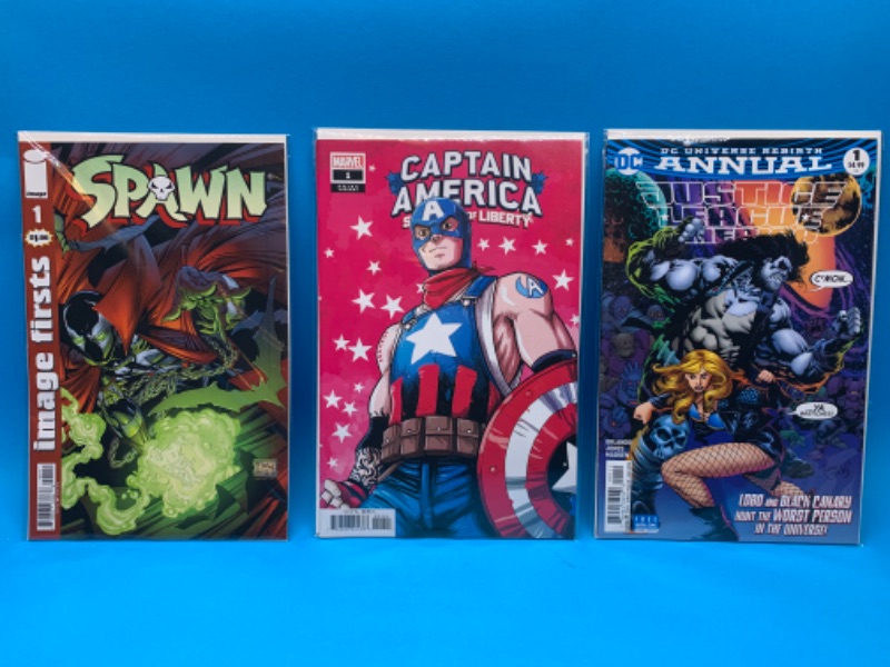 Photo 1 of 223568… 3 comics all #1’s in plastic sleeves 