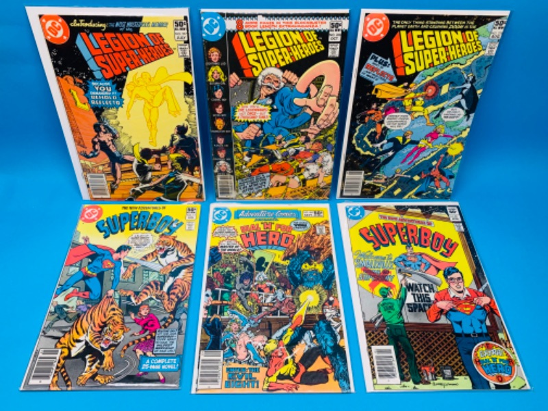 Photo 1 of 223570…6 vintage $.50 and .60  comics in plastic sleeves 