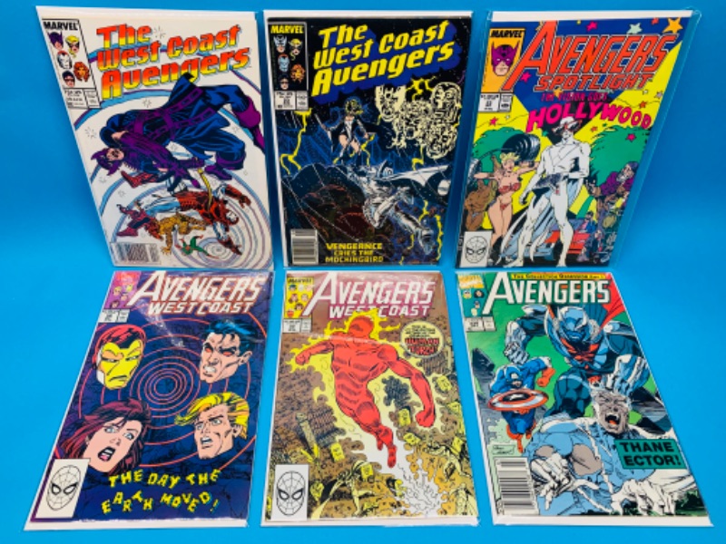 Photo 1 of 223577…6 vintage avengers  comics in plastic sleeves 