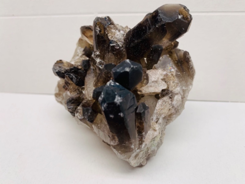 Photo 1 of 223591…2.5 x 3” smokey quartz geode 