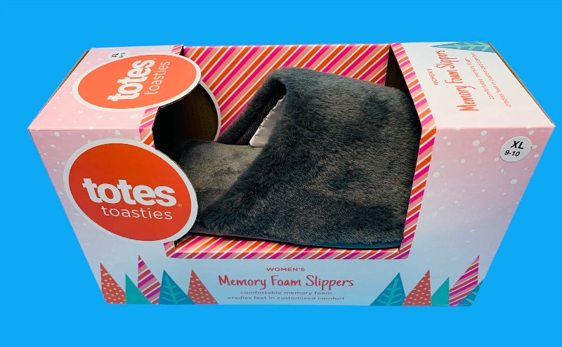 Photo 1 of 223617…women’s XLarge 9-10 memory foam slippers 