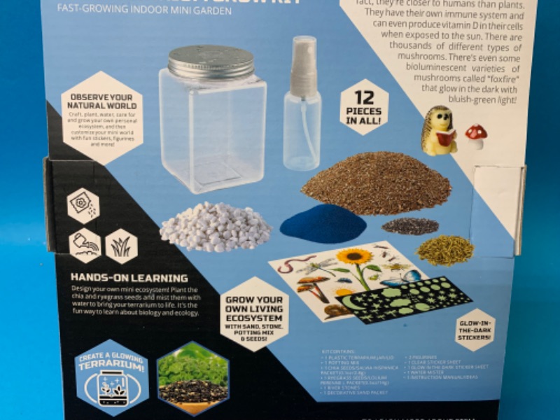 Photo 1 of 223645…Discovery mindblown DIY Terrarium grow kit