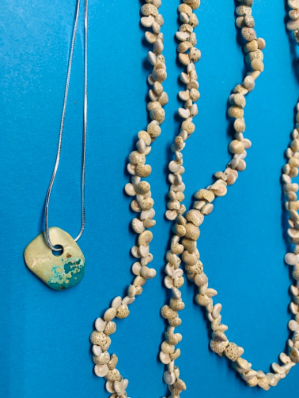 Photo 1 of 223696…shell necklaces, hair pins, rock pendant 