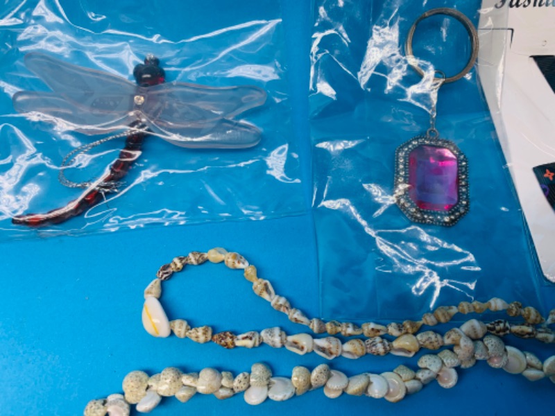 Photo 1 of 223696…shell necklaces, hair pins, rock pendant 