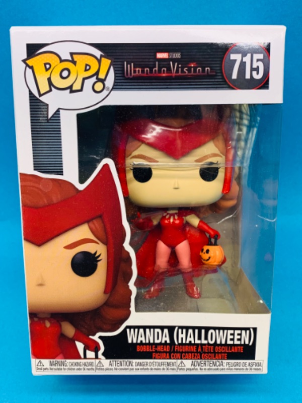 Photo 1 of 223734… Funko pop Wanda vision Wanda Halloween bobble head figure 