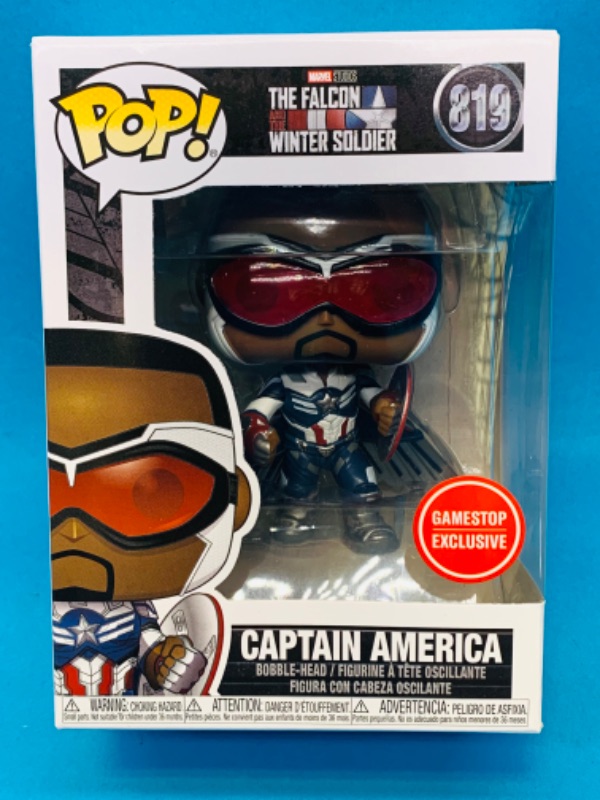 Photo 1 of 223742… Funko pop Captain America bobble head figure 