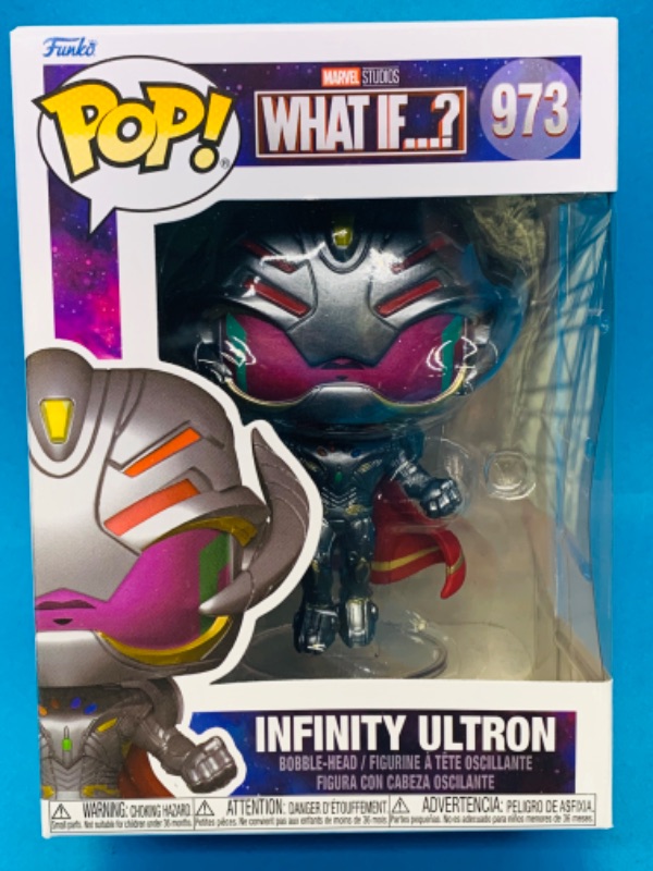 Photo 1 of 223743… Funko pop What If? Infinity Ultron bobble head figure 