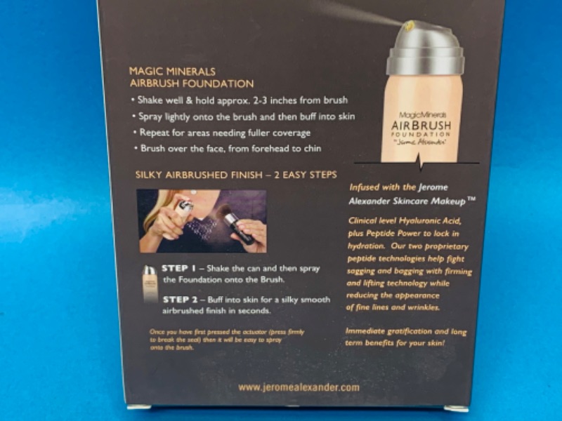 Photo 4 of 223799… Magic Minerals airbrush foundation by Jerome Alexander 