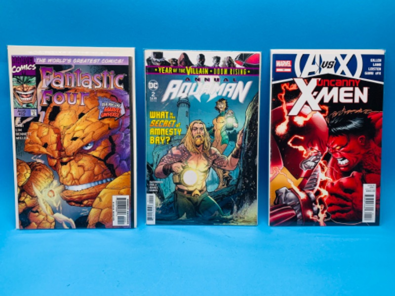 Photo 1 of 223882… 3 comics in plastic sleeves 