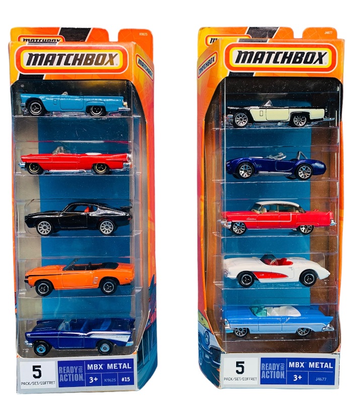 Photo 1 of 223935…2 sets of 5 matchbox die cast cars 