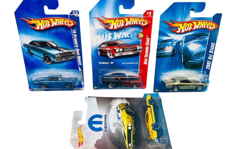 Photo 1 of 223944…4 hot wheels die cast muscle cars 