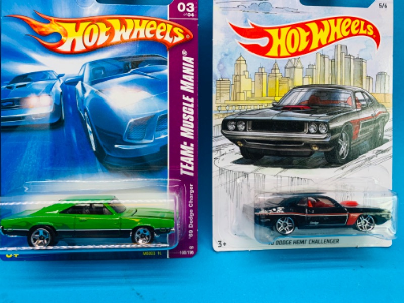Photo 3 of 223949…4 hot wheels Dodge charger and challenger die casts 