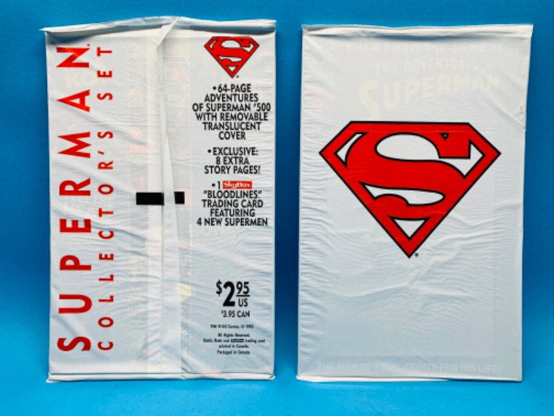 Photo 1 of 224026…2 vintage Superman collectors sets  in sealed packages 