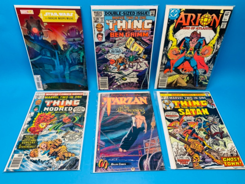 Photo 1 of 224028…6 vintage  comics in plastic sleeves 