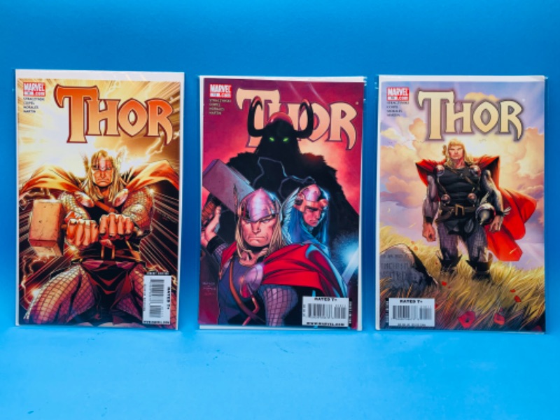 Photo 1 of 224032…3 Thor  comics in plastic sleeves 