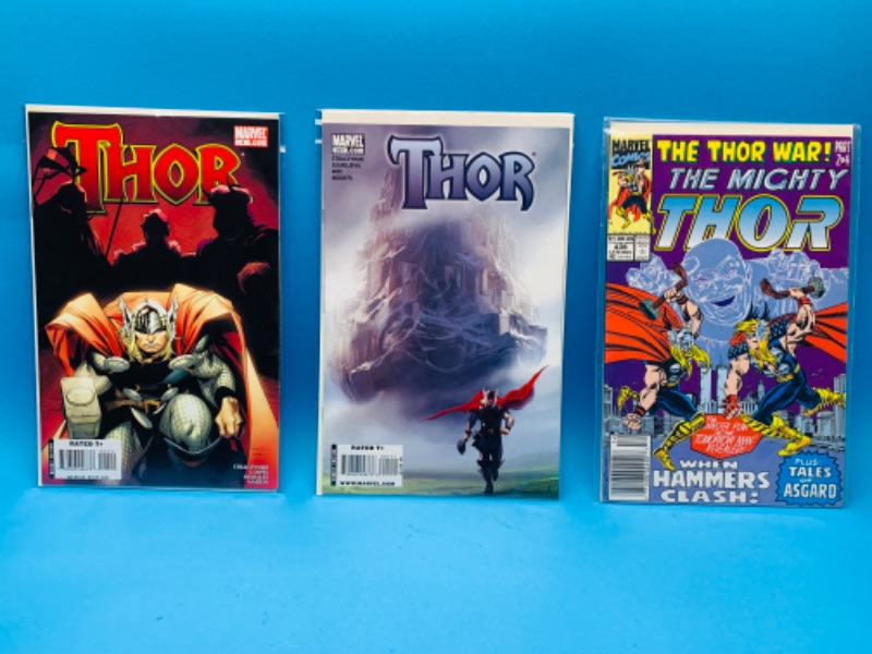 Photo 1 of 224033…3 Thor comics in plastic sleeves 