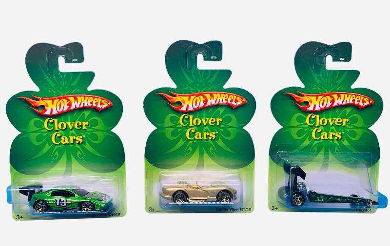 Photo 1 of 224103…3 hot wheels die cast clover cars