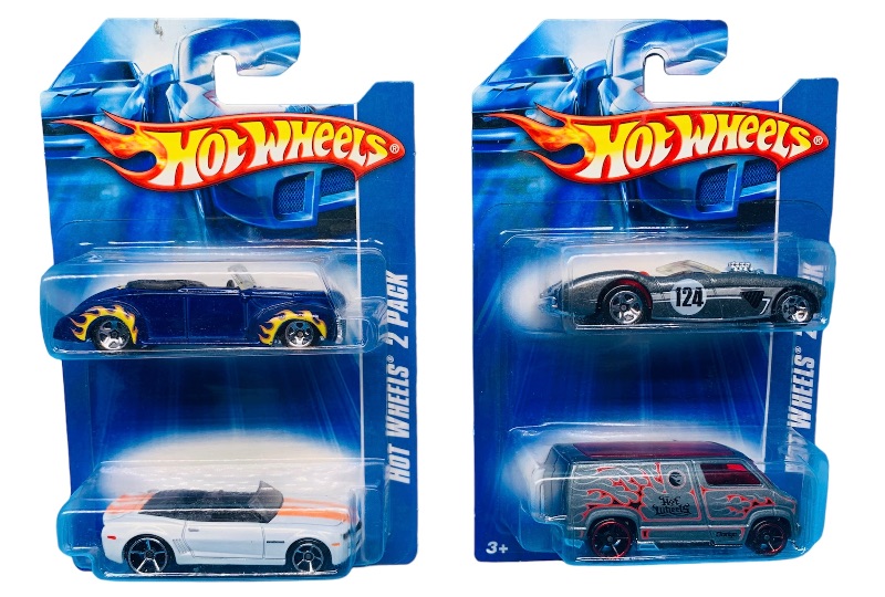 Photo 1 of 224104… 2 hot wheels die cast 2 packs