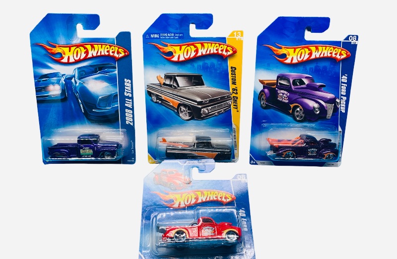 Photo 1 of 224106…4 hot wheels die cast trucks 